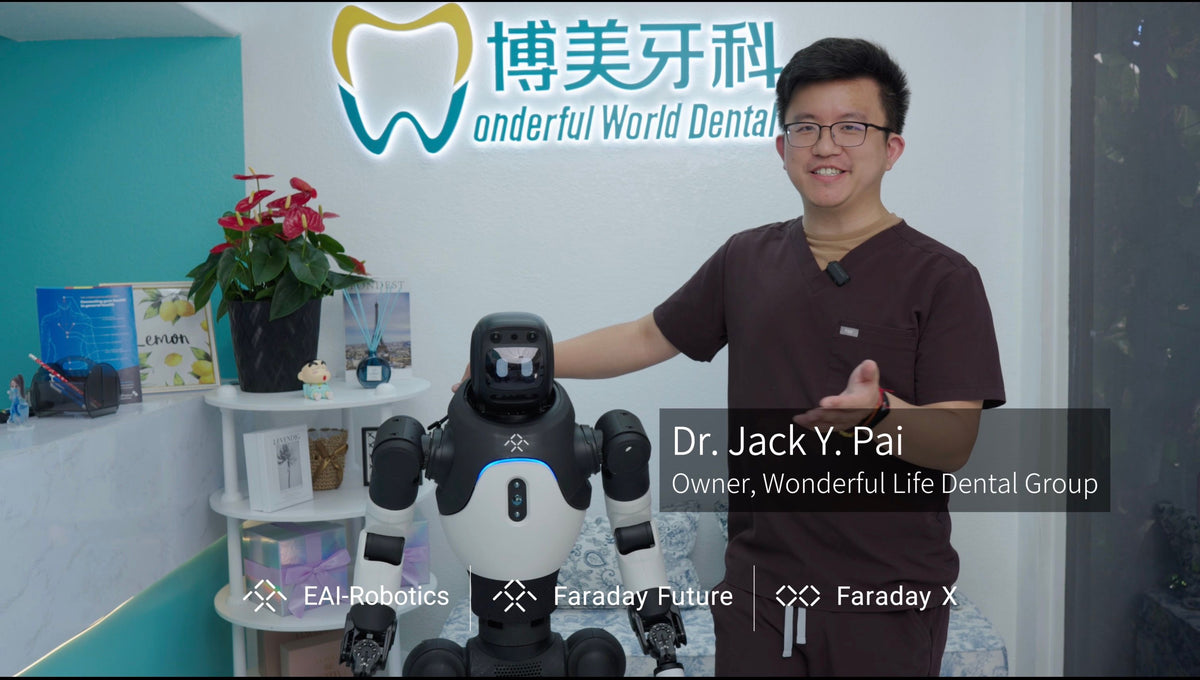 Faraday Future Completes Delivery of EAI Robot FF Master™ to Wonderful Life Dental Group Los Angeles, the First Real-Wor