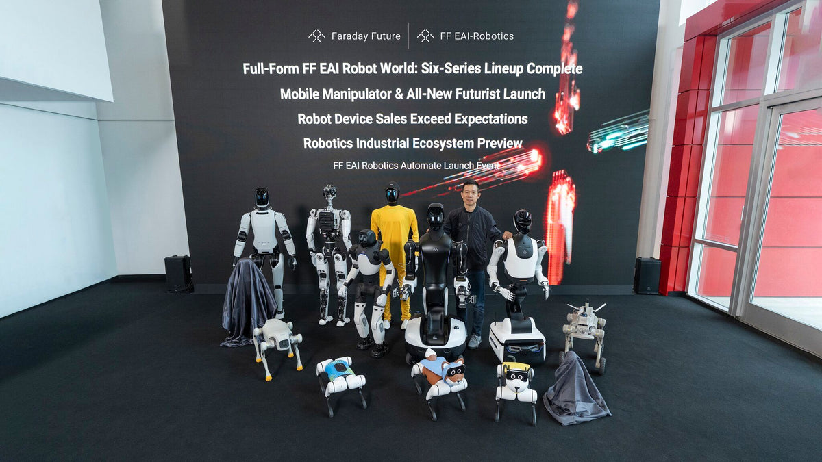 Faraday Future Unveils Its Second-Half Launch of the FF EAI Robot World, Including the Launch of its New Mobile Manipula