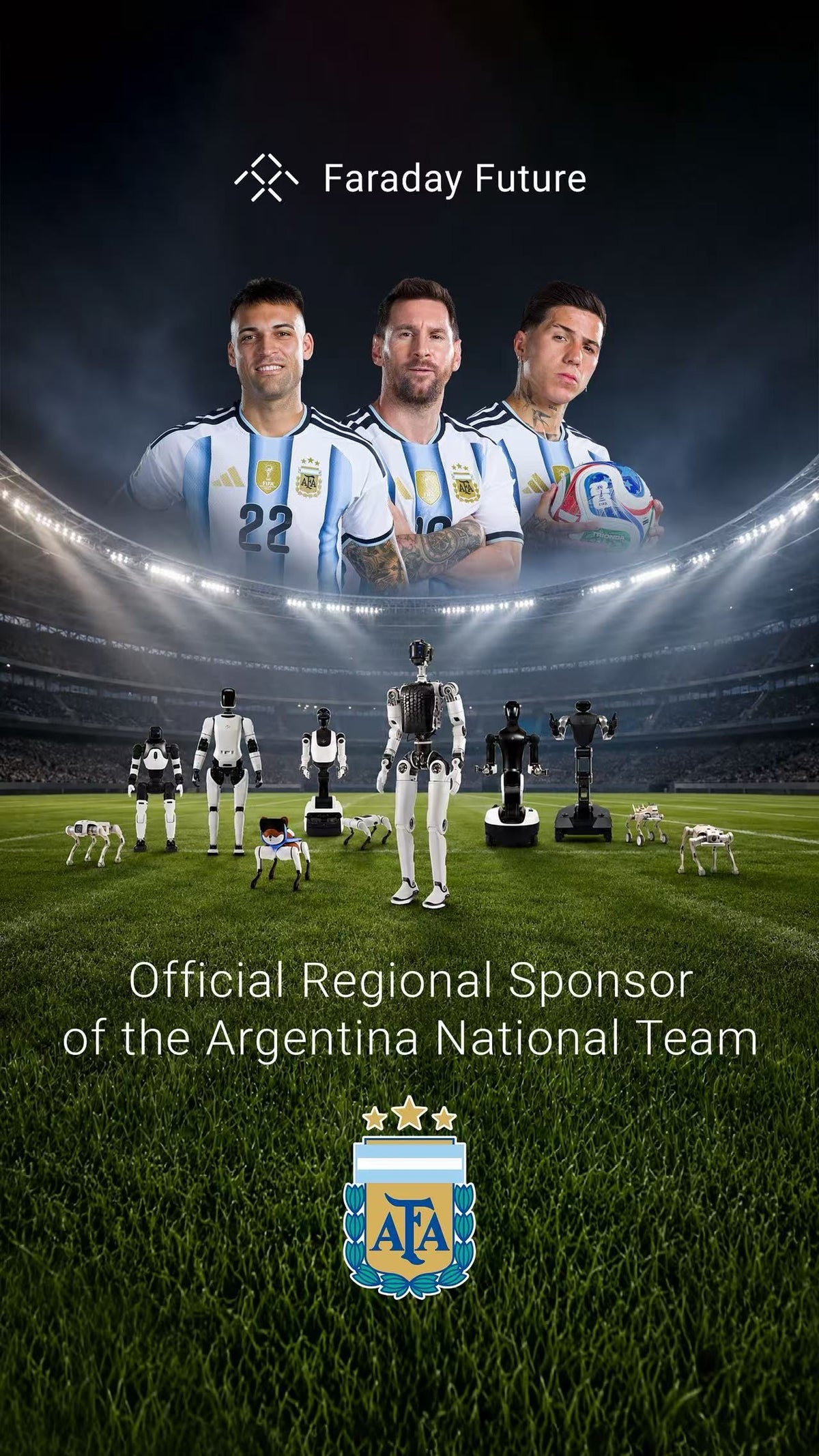 FF Announces Official Regional Sponsorship of the Argentina National Team in North America for Robotics and Related Tech