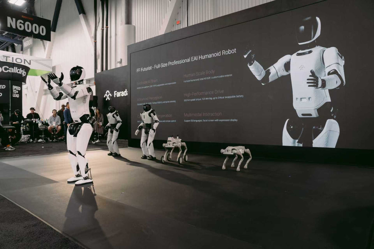 FF officially launched three series of products including both humanoid and bionic robots.